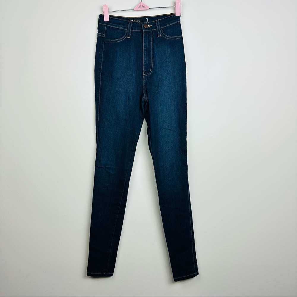 Fashion Nova Dark Blue High Rise Women's Skinny Jeans Size 25